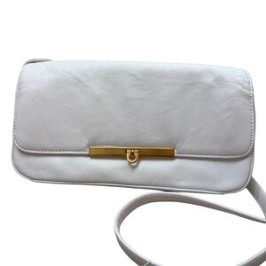 VINTAGE LEATHER SHOULDER/CROSSBODY BAG